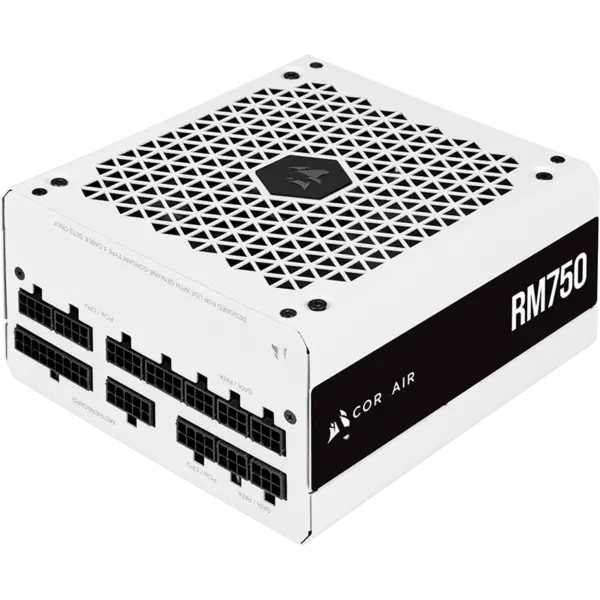 Cors 空気電源ユニット Psu Rm750 750 w ホワイト フル モジュール 80plus ゴールド電源 140 mm 低ノイズ ファン スマート ウェイク アップ Rps0119