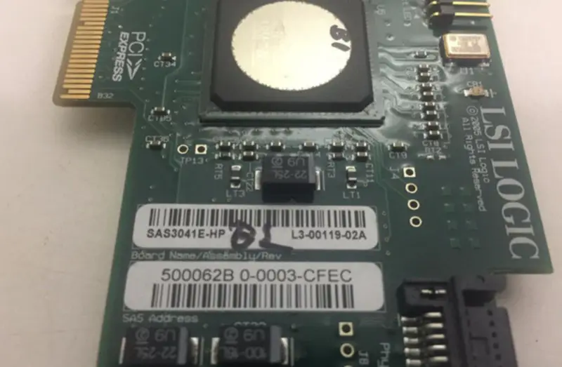 LSI SAS3041E-HP 4ポートPCI-E 4X SAS SATA2 SATAアレイカード