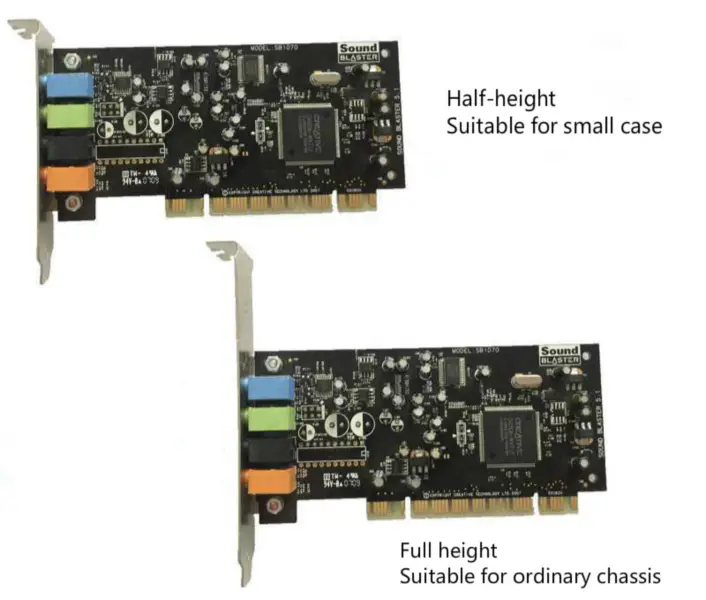 クリエイティブサウンドブラスターSB1070 5.1チャンネルPCIサウンドカード