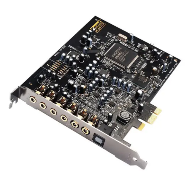 クリエイティブサウンドブラスターAudigy5 SB1550サウンドカードA5 7.1 PCI - E 1倍
