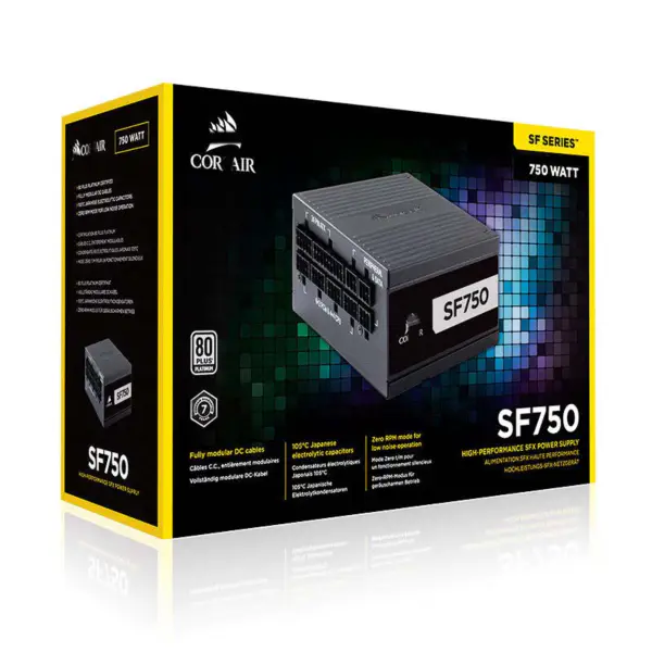 Cors の空気シリーズ PC の電源 600w Sf600 Sfx Pfc Sf750 750w