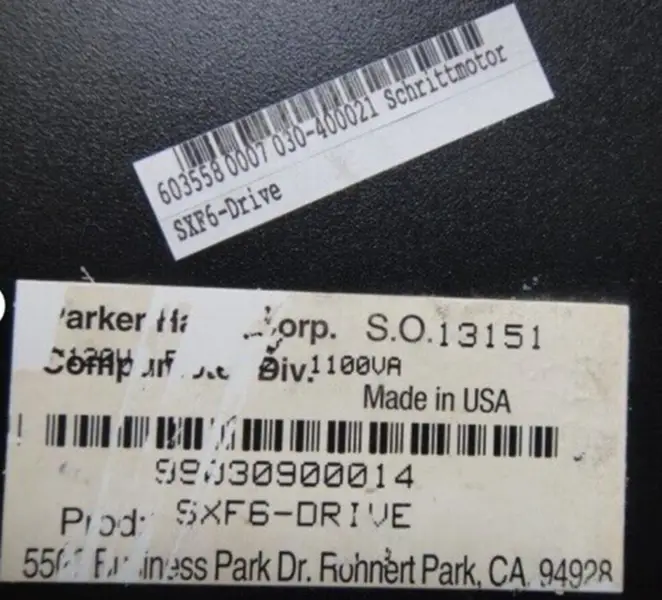 PARKER SXF6-DRIVE ドライバー