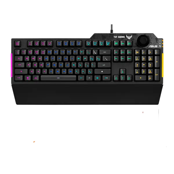 メカニカル キーボード Tuf Esports Spy Flying Fortress K3 有線ゲーム キーボード Rog バックライトと磁気吸引パームレスト Tuf K3