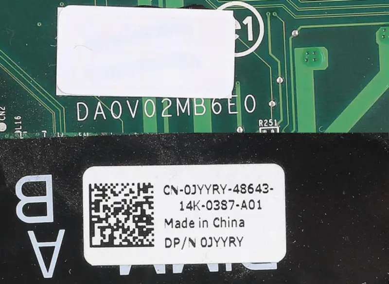 DELL Vostro 3450 V3450 PCのメインボードCN-0JYRY 0JYRY DA0V02MB6E0 tesed DDR3のためのラップトップのマザーボード