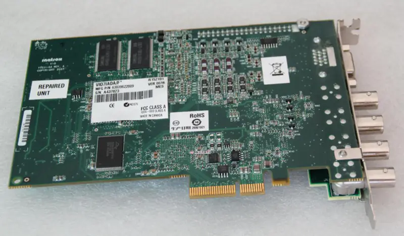 MATROX V10 Y7231-03 VI07IAOA/F* PCIE DAQカード