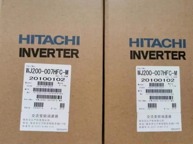 日立インバータ WJ200-007HFC-M 0.75KW 新品