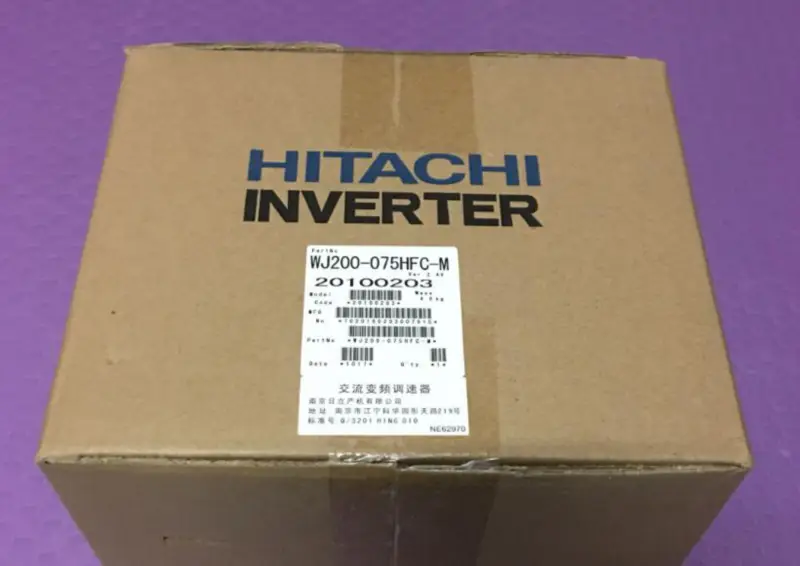 日立インバータ WJ200-075HFC-M 7.5KW 新品