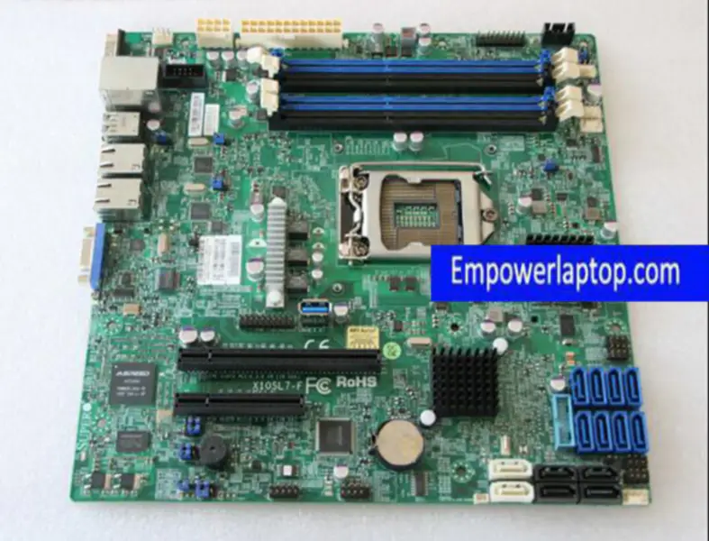 Supermicro X10SL7-F C222 LGA 1150シングルサーバーマザーボードサポートV2 V3 V4 CPU SAS