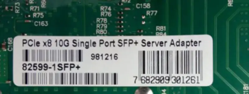 X520-DA1 E10G41BTDA OEM 10Gbイーサネット・コンバージド・ネットワーク・アダプタ