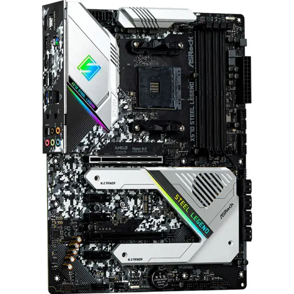ASROCK X570 STEEL LEGEND マザーボード ATX AMD X570 DDR4 128G AM4
