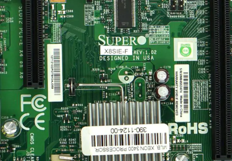 SuperMicro X8SIE-F LGA1156シングルサーバーマザーボード S3420チップセット 6メモリスロット デュアルギガビットLAN