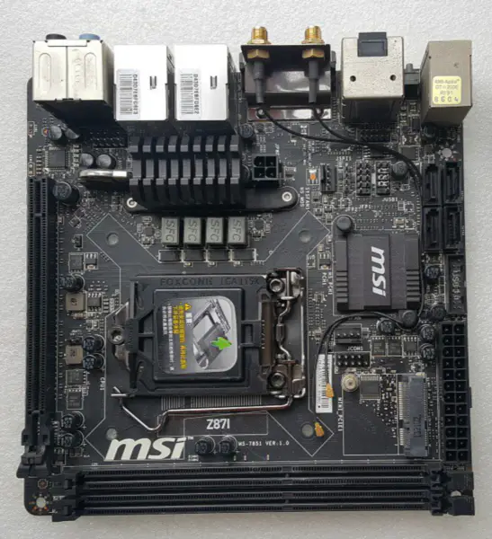 MSI Z87I マザーボード LGA1150 DDR3 32GB Mini-ITX