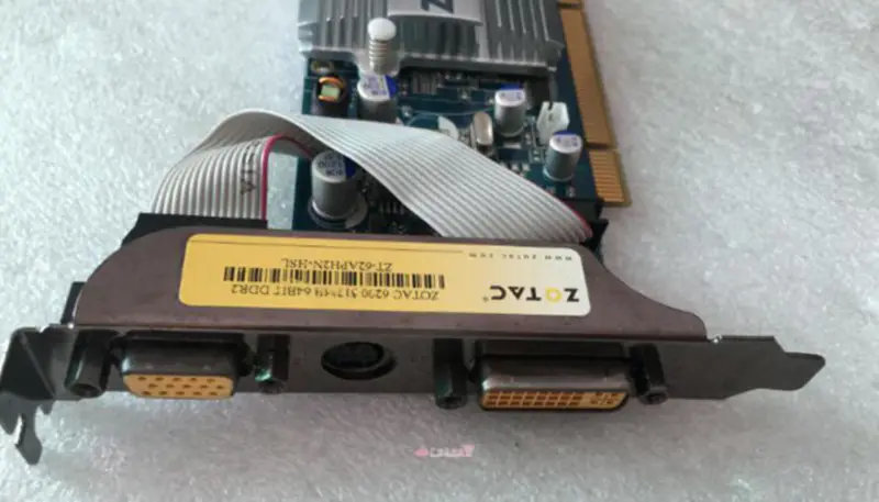 ZOTAC GeForce 6200 512MB 64BIT DDR2 6200グラフィックスカード