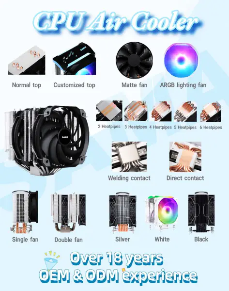 脱熱器熱交換器 Cpu クーラー Pc ケース用最高の Cpu クーラー