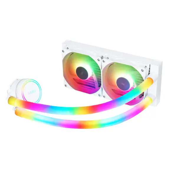 Cpu の箱のための Coloful 240mm のラジエーターの白い水冷装置