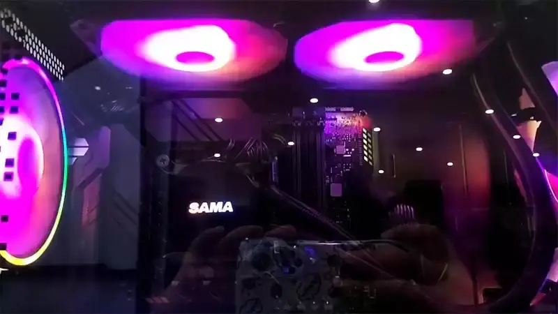 Sama 120mm の温度ゲームのコンピュータ液体のクーラーが付いている冷却装置 Cpu Liquido Intel Cpu のクーラー
