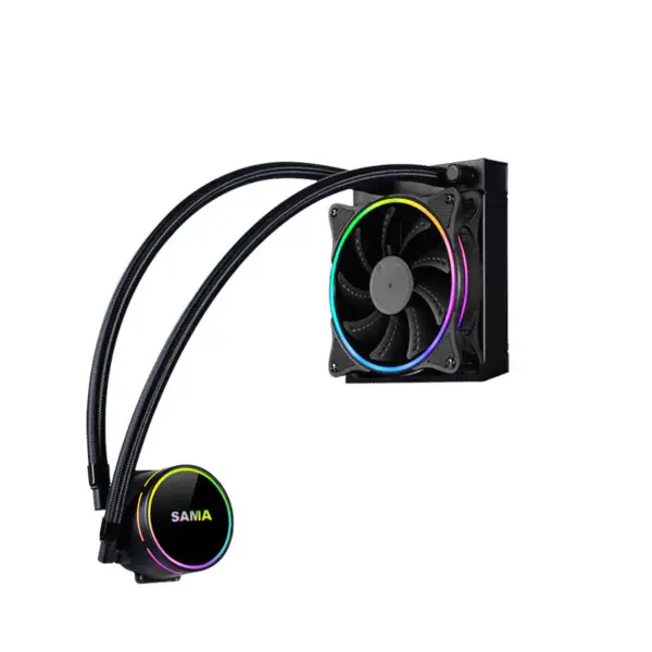 Sama 120mm のラジエーター虹の PC 皿 Cpu Rgb の液体クーラー ブロック コンピュータ Cpu 水クーラー