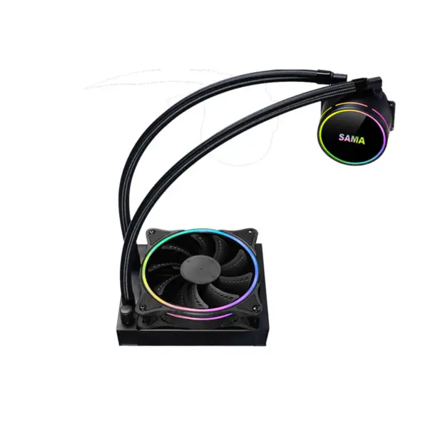Sama 120mm のラジエーター虹の PC 皿 Cpu Rgb の液体クーラー ブロック コンピュータ Cpu 水クーラー