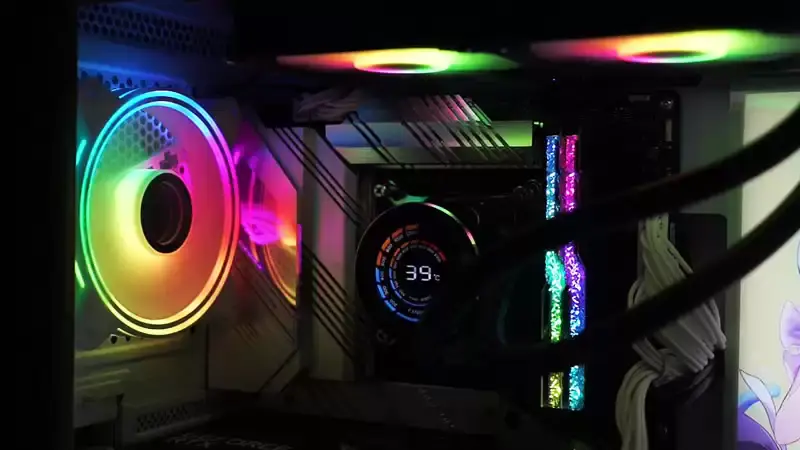 Sama 240mm Aio Cpu の液体冷却の水冷却器のキット PC システム Lcd の表示