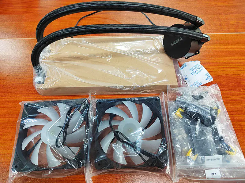 Sama 240mm ライトが付いている統合された CPU 水冷の液体クーラー
