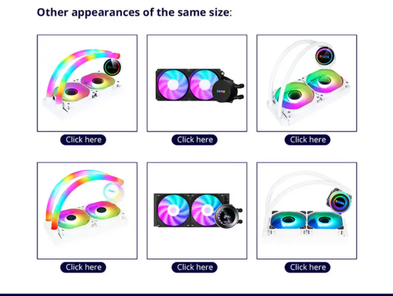 Sama 240mm のラジエーターの虹 Pc Para Cpu Rgb の液体のクーラー ブロック コンピュータ Cpu 水クーラーおよび Pc Cpu のための冷却ファン システム
