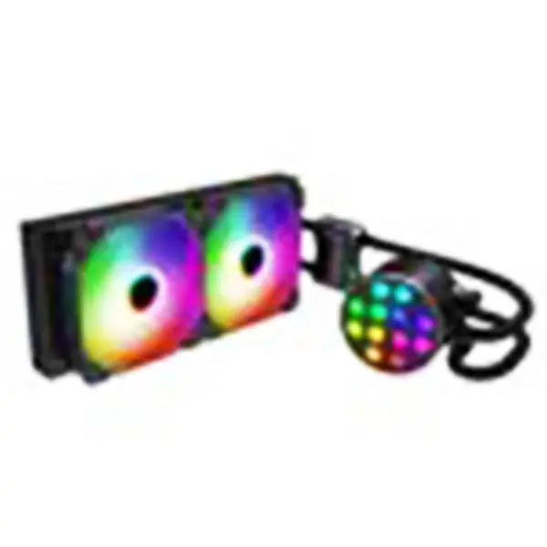 低雑音ポンプが付いている Sama 24cm Aio Cpu のクーラーのラジエーターの銅の表示水液体の冷却 Pc Cpu のクーラー Rgb の白熱
