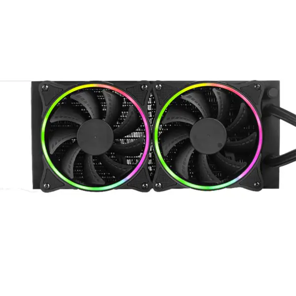 Sama 24cm Aio Cpu のクーラーのラジエーターの銅水液体の冷却 Pc Cpu のクーラーの Rgb の白熱