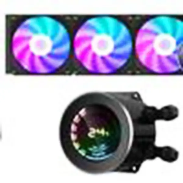Sama 360mm Aio Cpu の液体冷却の水冷却器のキット PC システム Lcd の表示