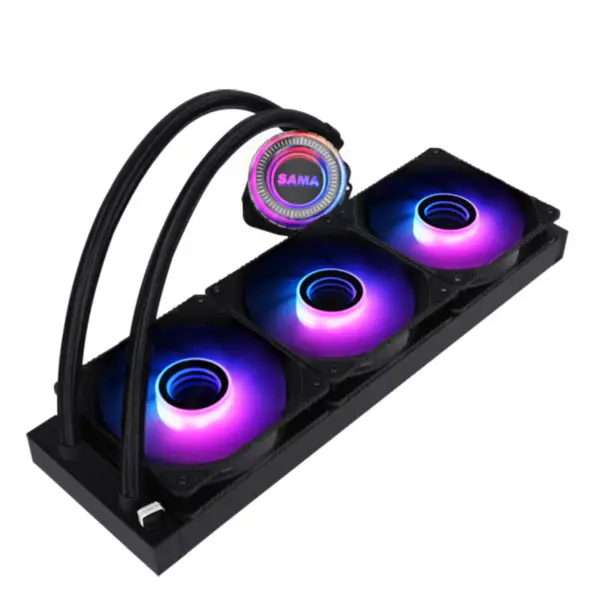 Sama 360mm のラジエーター虹の PC 皿 Cpu Rgb の液体のクーラー ブロック コンピュータ Cpu 水クーラーおよび Pc Cpu のための冷却ファン システム