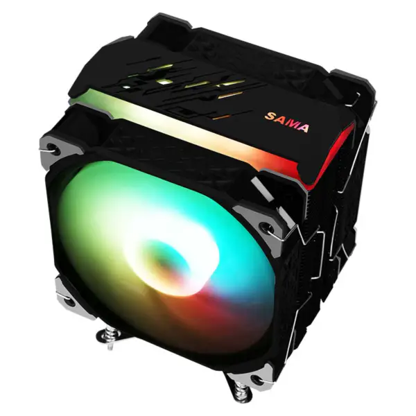 Sama 4heatpipes Cpu 放熱 Cpu 空気クーラー Rgb Amd インテル互換性用