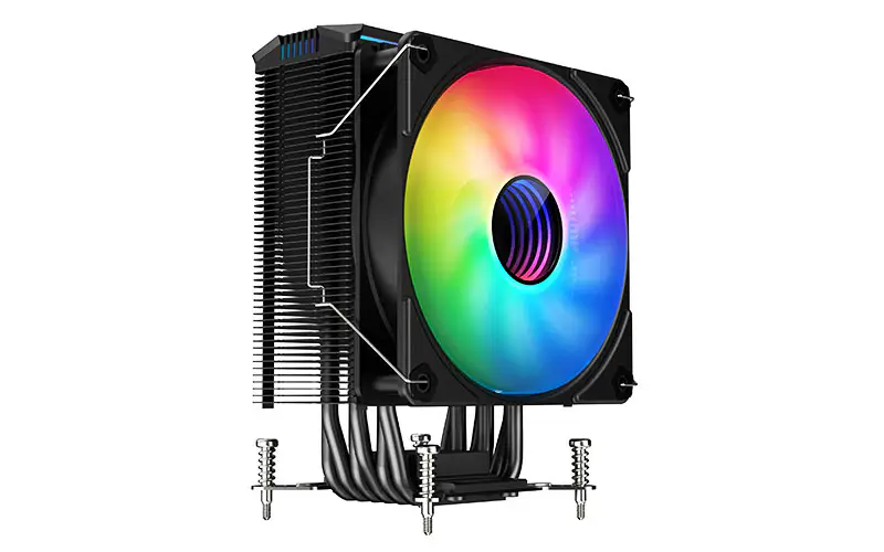サマ 6 ヒート パイプ Cpu クーラー 4 ピン Rgb PC 静音インテル Lga 2011 775 1200 1150 1151 1155 X79 X99 Am3 Am4 Am5 Cpu 冷却ファン H