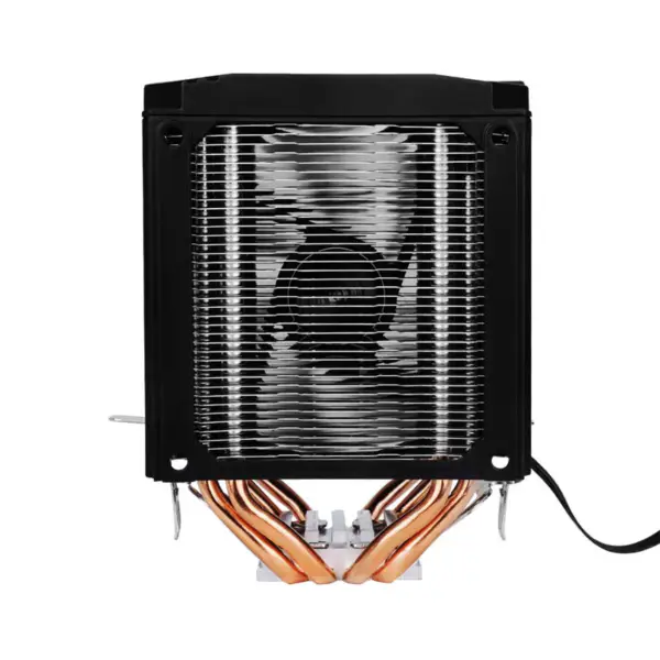 Sama 9cm の二重タワーの空冷装置カスタマイズ可能な Argb の上カバー Cpu のラジエーター黒/銀小さいしかし強力な Cpu の空冷装置