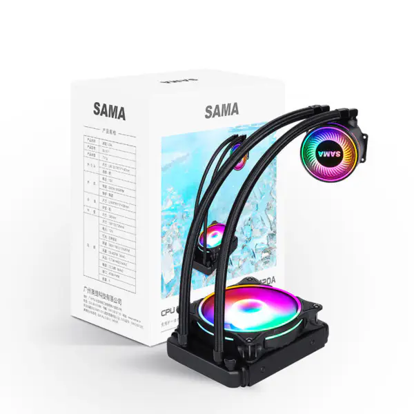 Sama Aio Cpu 120mm のラジエーターの脱熱器液体 Rgb のクーラー Cpu の水冷のラジエーター PC の賭博