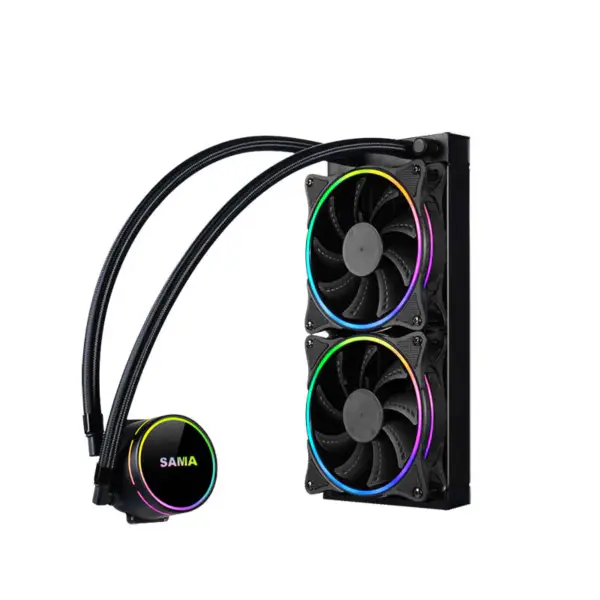Sama Aio Cpu 240mm のラジエーターの脱熱器液体 Rgb のクーラー Cpu の水冷のラジエーター PC の賭博