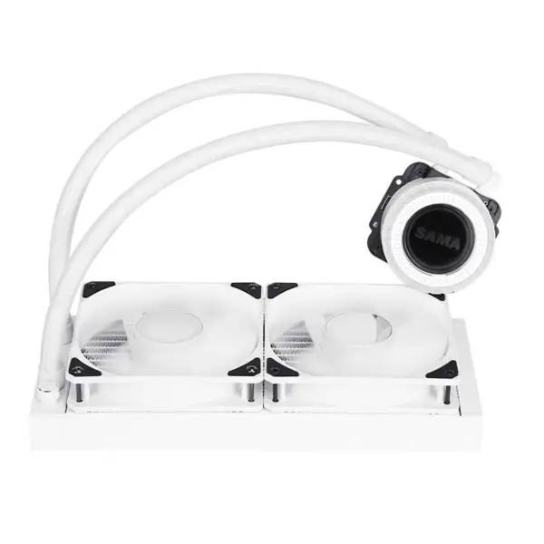 Sama Aio Cpu 240mm のラジエーターの白い黒の脱熱器液体 Rgb のクーラーの Cpu Pc コンピュータ プロセッサ水冷のラジエーターの PC の賭博