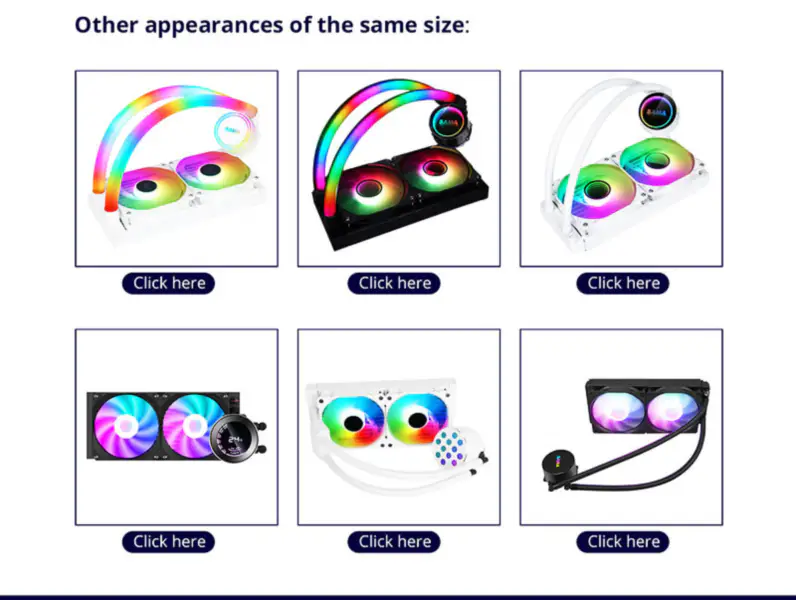 Sama Aio Cpu 240mm のラジエーターの白い黒の脱熱器液体 Rgb のクーラーの Cpu Pc コンピュータ プロセッサ水冷のラジエーターの PC の賭博
