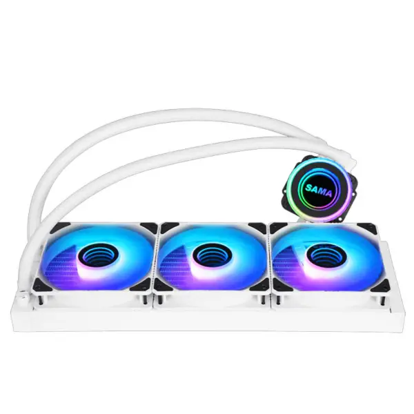 Sama Aio Cpu 360mm のラジエーターの白い黒の脱熱器液体 Rgb のクーラーの Cpu Pc コンピュータ プロセッサ水冷のラジエーターの PC の賭博