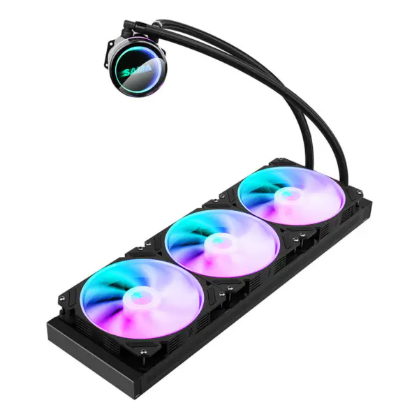 インテル Amd のための Sama Aio 水冷 420mm の指定可能な Argb の照明ファンの脱熱器コンピュータ水冷