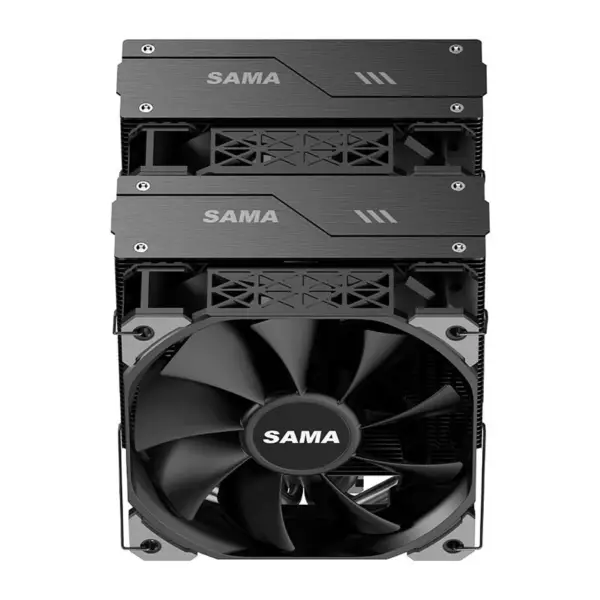 Sama Am4 Am5 Cpu の脱熱器クーラーの強い機能的なファンの倍ファンのクーラーの Cpu プロセッサーの冷却