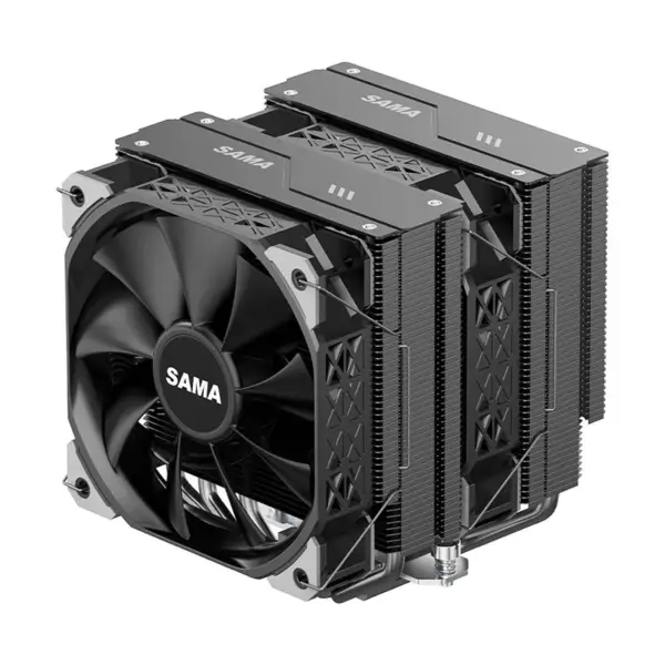 Sama Am4 Am5 Cpu の脱熱器クーラーの強い機能的なファンの倍ファンのクーラーの Cpu プロセッサーの冷却