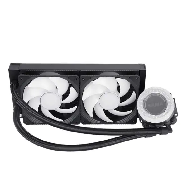 サマカスタムブラック240mmラジエーターPc CPU水冷クーラー