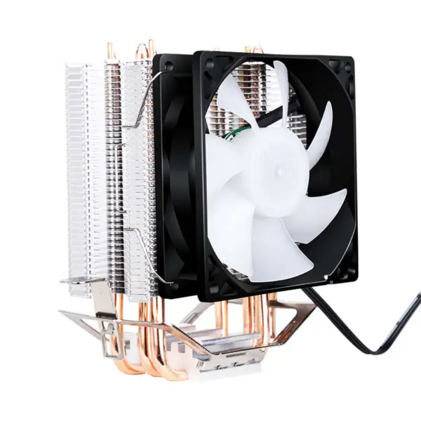 Sama のカスタマイズ可能なロゴ コンピュータの冷却ファン 5v 3pin Rgb の脱熱器 PC Intel Amd Cpu の空気クーラー 3 ヒートパイプ 40000h Cpu のクーラー