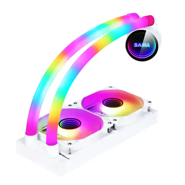 インテル Amd Cpu Lga775/115x Am4 Am5 Ryzen 12600k Cpu Liquid Cool のための Sama の注文の Cpu クーラーの脱熱器 240 Rgb 冷却ファン