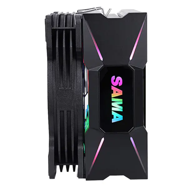 Pc の場合のための Sama のアルミニウムひれの脱熱器 Cpu の空気冷却器