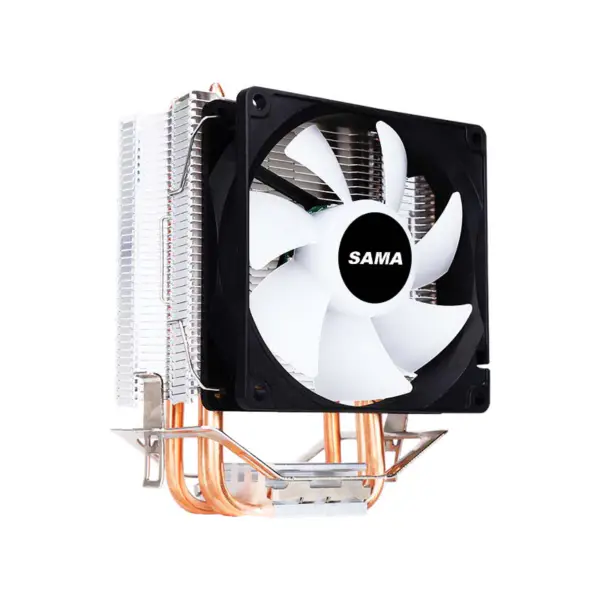 サマ 3 黒ヒート パイプ Cpu 空気クーラー ラップトップ Cpu クーラー 35.07cfm Argb 効果 Cpu クーラー