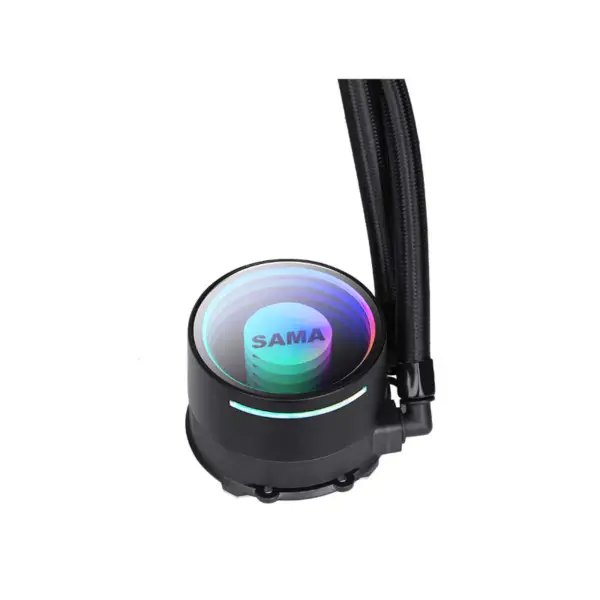 サマ240ホワイト無限ミラーデザインレインボーアドレス対応Rgb Aio Cpu水冷ファンラジエーター