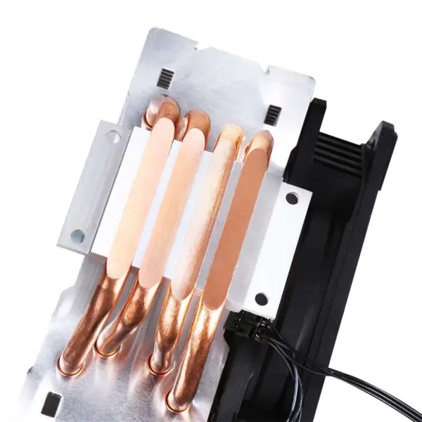 サマ黒虹 Rgb ゲーム コンピューター冷却ラジエーター熱パイプ プロセッサ空気冷却 Cpu 空気クーラー 4 銅パイプします。