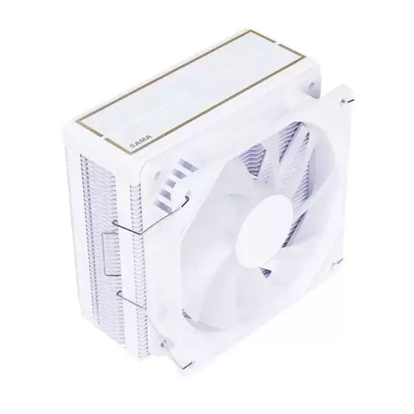 Sama の白い虹 Rgb のゲーム コンピュータの冷却ラジエーターのヒート パイプのプロセッサの空冷 Cpu の空気クーラー 4 銅の管が付いている