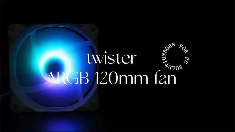 Sama Twister Argb コンピュータ Cpu の場合ファン 120mm Cpu の賭博の場合 PC のための冷却ファン