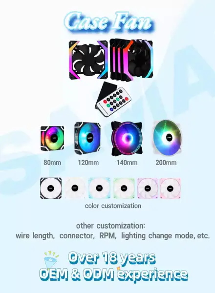 Sama Twister Argb コンピュータ Cpu の場合ファン 120mm Cpu の賭博の場合 PC のための冷却ファン